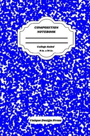 Cover of Composition Notebook Blue