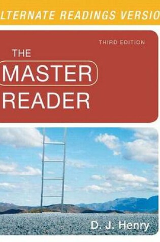 Cover of The Master Reader, Alternate Readings Edition with MyReadingLab Access Code