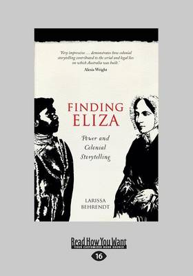 Book cover for Finding Eliza