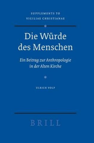 Cover of Die Wurde Des Menschen