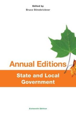 Cover of Annual Editions: State and Local Government, 16/e