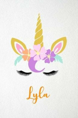 Cover of Lyla A5 Lined Notebook 110 Pages