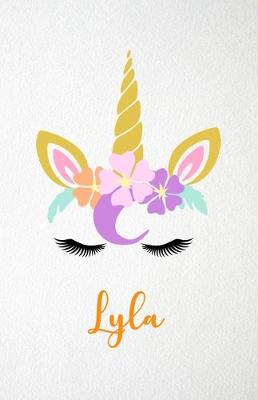 Book cover for Lyla A5 Lined Notebook 110 Pages