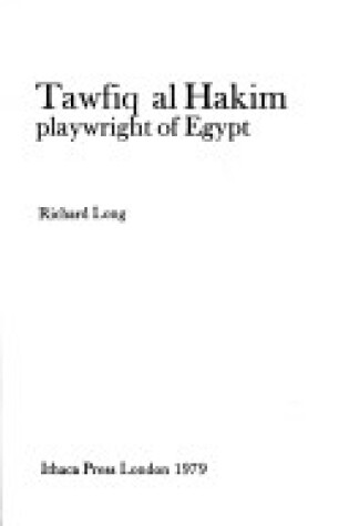 Cover of Tawfiq Al-Hakim