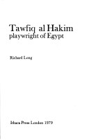 Cover of Tawfiq Al-Hakim