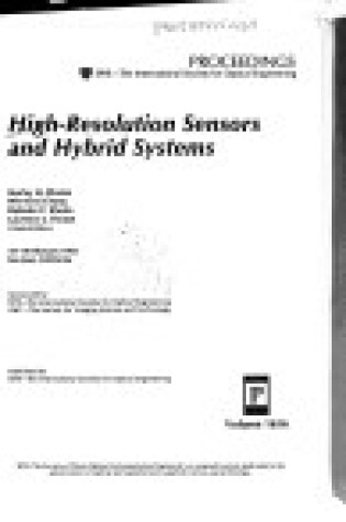 Cover of High Resolution Sensors and Hybrid Systems