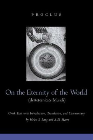 Cover of On the Eternity of the World de Aeternitate Mundi