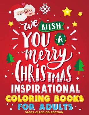 Book cover for Merry Christmas Inspirational Coloring Books for Adults