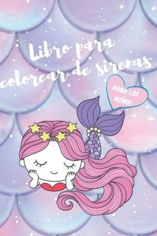 Cover of Libro para colorear de sirenas para niños