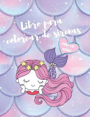 Book cover for Libro para colorear de sirenas para niños