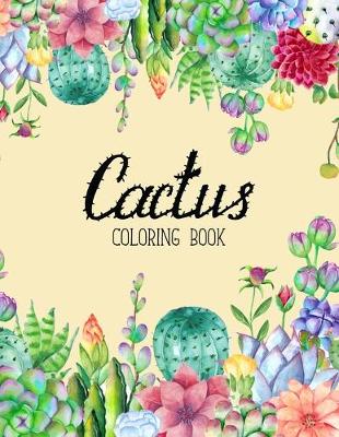 Book cover for The Cactus Coloring Book