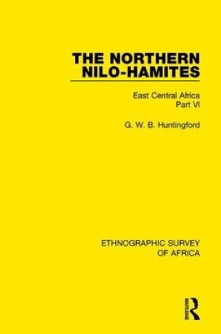 Cover of The Northern Nilo-Hamites