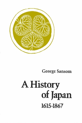 Book cover for A History of Japan, 1615-1867