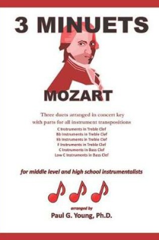 Cover of Three Minuets by Mozart