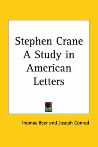 Cover of Stephen Crane A Study in American Letters (1923)