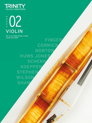 Book cover for Violin 2020-2023. Grade 2