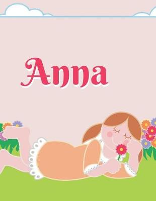 Book cover for Anna Personalized Sketchbook Journal Notebook