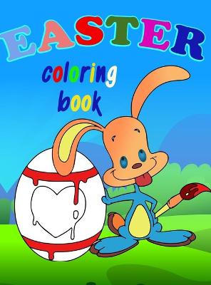 Book cover for Easter coloring book