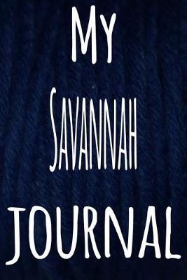 Book cover for My Savannah Journal