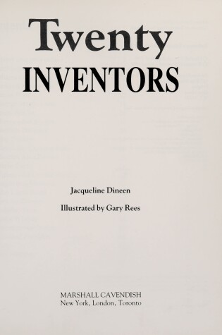 Cover of Twenty Inventors