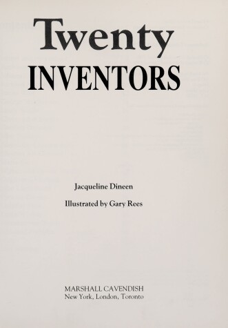 Book cover for Twenty Inventors