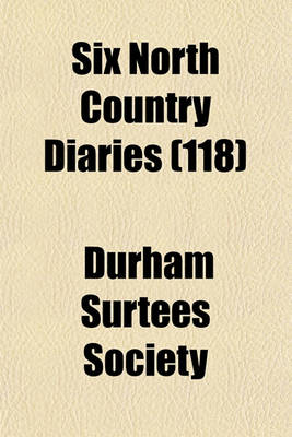 Book cover for Six North Country Diaries (118)