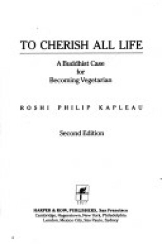 Cover of To Cherish All Life