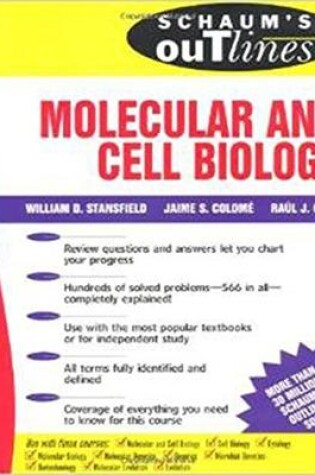 Cover of Schaum's Outline of Molecular and Cell Biology