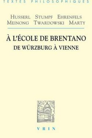 Cover of A L'Ecole de Brentano