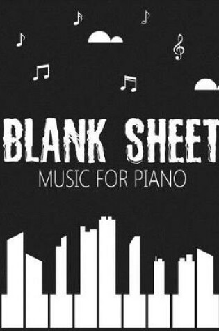 Cover of Blank Sheet Music For Piano