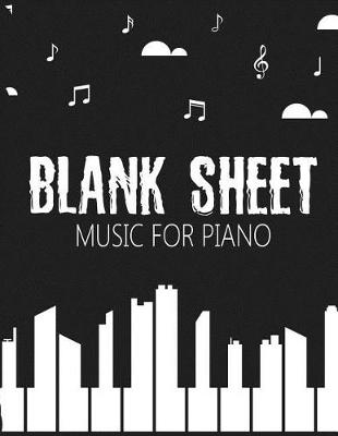 Cover of Blank Sheet Music For Piano