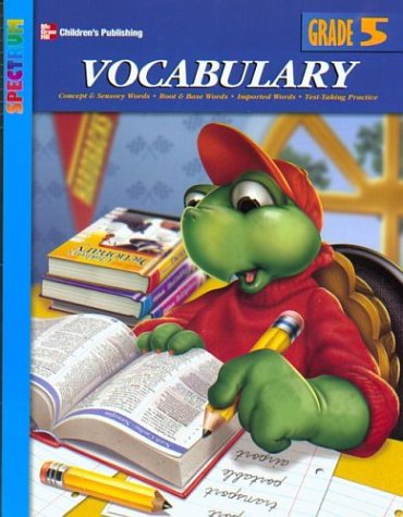 Book cover for Spectrum Vocabulary, Grade 5
