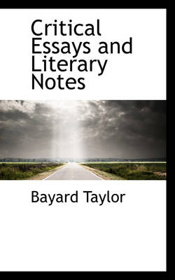 Book cover for Critical Essays and Literary Notes