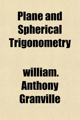 Book cover for Plane and Spherical Trigonometry