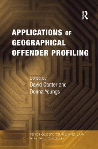 Cover of Applications of Geographical Offender Profiling