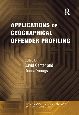 Cover of Applications of Geographical Offender Profiling