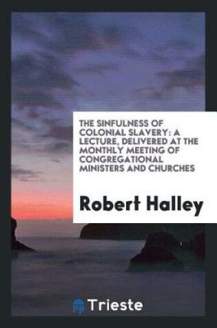 Cover of The Sinfulness of Colonial Slavery