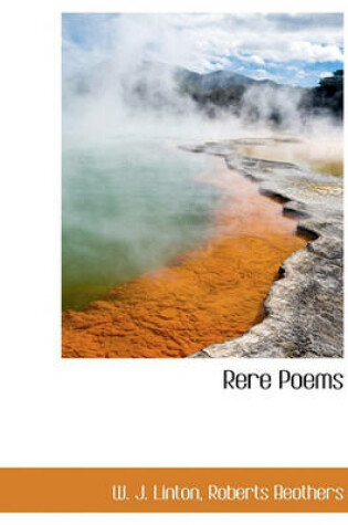 Cover of Rere Poems