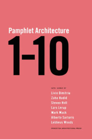 Cover of Pamphlet Architecture