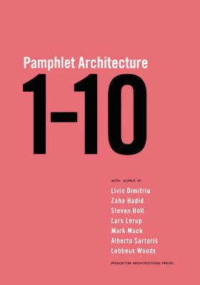 Book cover for Pamphlet Architecture