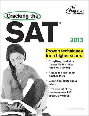 Book cover for Cracking the SAT, 2013 Edition