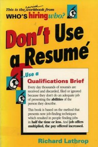 Cover of Don't Use a Resume