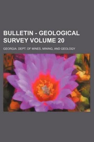 Cover of Bulletin - Geological Survey Volume 20
