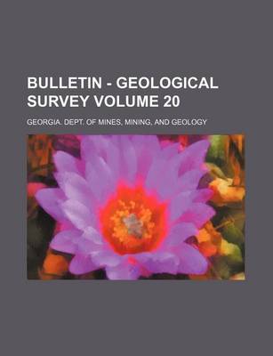 Book cover for Bulletin - Geological Survey Volume 20