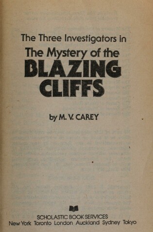 Cover of Mystery of Blazing Cliff