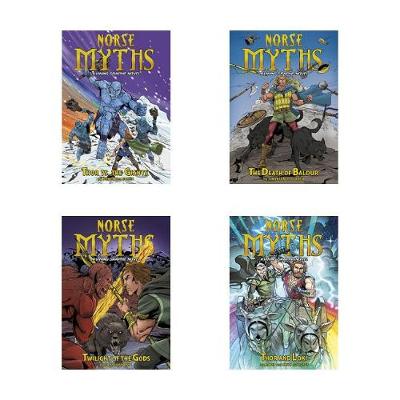Book cover for Norse Myths: A Viking Graphic Novel