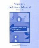 Book cover for Student's Solutions Manual for Use with Elementary Number Theory