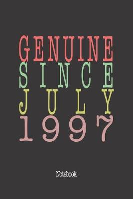 Book cover for Genuine Since July 1997