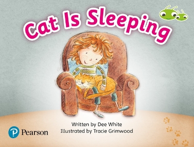Book cover for Bug Club Guided Fiction Reception Pink A Cat is Sleeping