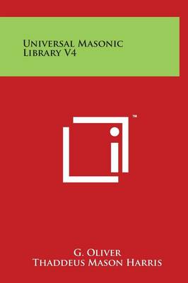 Book cover for Universal Masonic Library V4